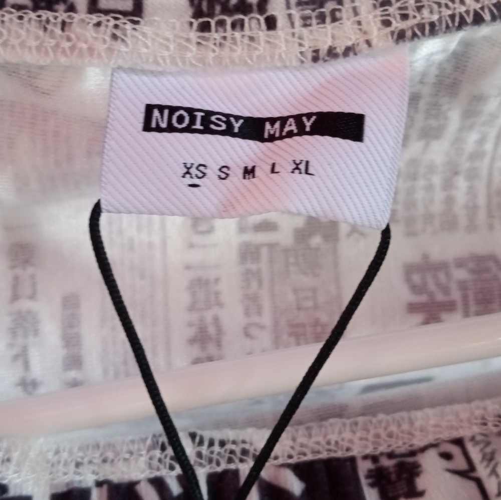 NOISY MAY Mini skirt only. bright white/ Euphoria Size XS .. New - Picture 5 of 6